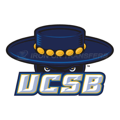 UCSB Gauchos Logo T-shirts Iron On Transfers N6673 - Click Image to Close
